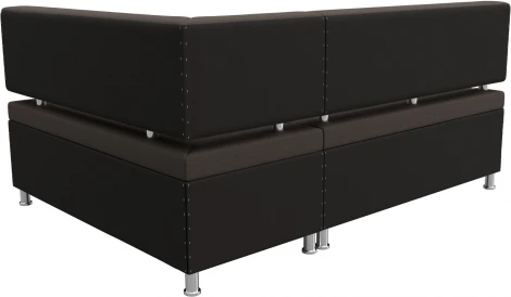 Диван кухонный угловой Стайл правый угол (Коричневый/Рогожка) Лига Диванов арт.122525