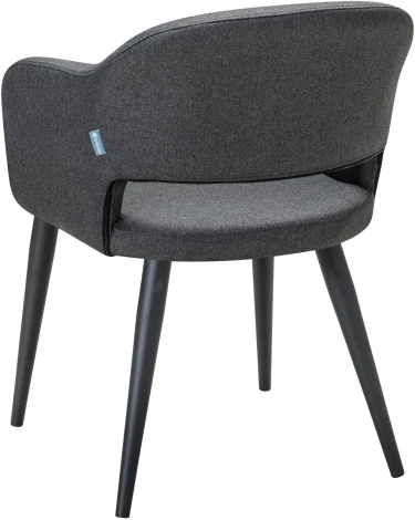 Кресло R-Home Oscar тёмно-серый/черный