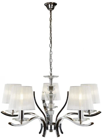 Подвесная люстра iLamp Omega RM5231/5CR (220V, на цепи)