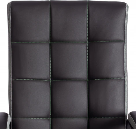 Компьютерное кресло игровое Tetchair TRENDY (22) (Исскуственная кожа,Ткань/Черный,Серый) 19515