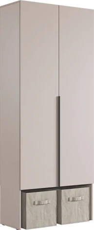 Комплект детской мебели "Баско К2" Mebelson (ДСП,ЛДСП/Черный,Латте) арт.ДК02Баско.3468