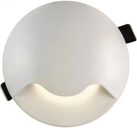 Встраиваемая подсветка ступеней лестницы светодиодная AM Group AM23 AM234 WH 3W (220V, круглые)