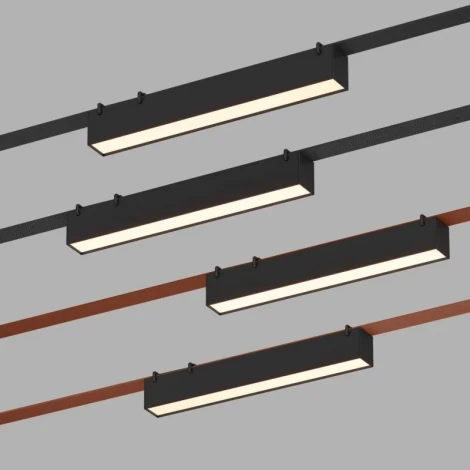 Трековый светильник 48V Denkirs Belty Linear DK5575-BK (LED)