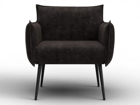 Кресло Лига-083 (Фанера/Металл/Велюр/Коричневый) Лига Диванов 132326