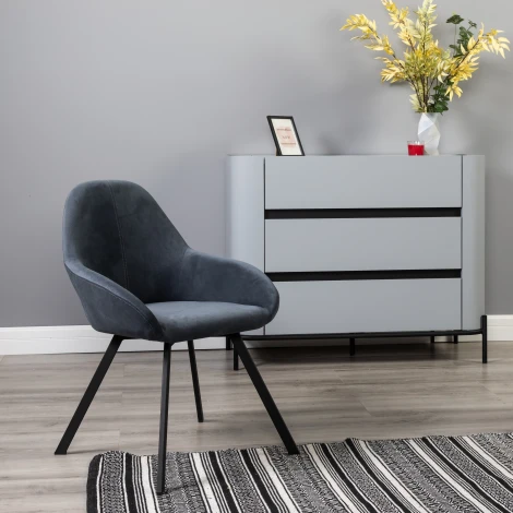 Кресло Kent Diag grey/Арки R-Home арт.410119147h_Diaggrey_Арки