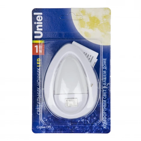 Ночник Uniel DTL-314 Огонек/White