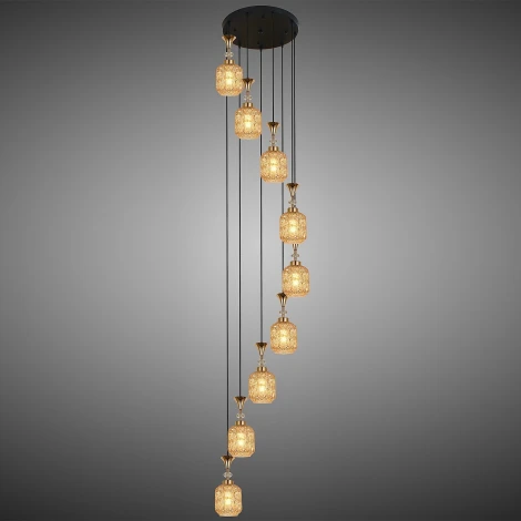 Подвесной светильник Reluce 02003-0.9-09 AMBER (220V, на проводе)