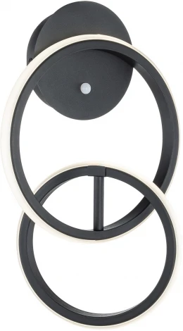 Бра Escada Relation 10230/SG LED 34W Black (регулировка яркости, пульт управления, круглые)