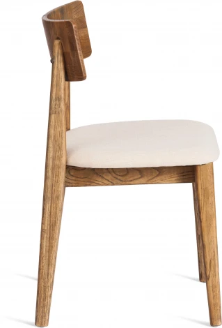Стул THOR Tetchair (Дерево вяз,Лен/Бежевый) арт.24402