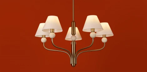 Потолочная люстра на штанге Freya Aurelia FR2058PL-05BS