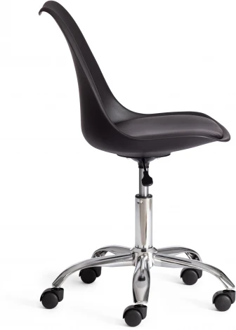Офисное кресло TULIP (mod.106-1) / 1 шт. в упаковке (Металл,Пластик /Черный,Хром)