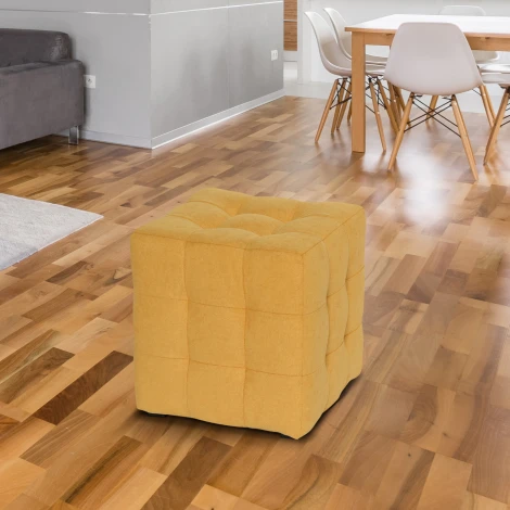 Пуф Dreambag Лотос Желтый Велюр 13229