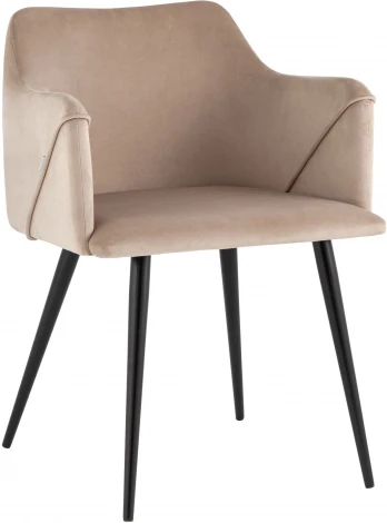Стул с подлокотниками Stool Group Джоэл велюр бежевый УТ000036692
