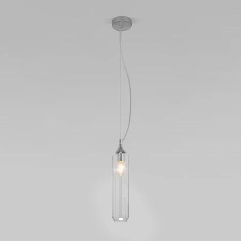 Светильник подвесной Eurosvet Siesta 50252/1 прозрачный (220V, на тросе, круглые)