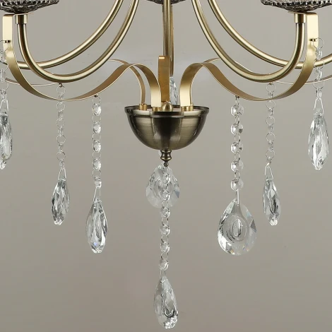 Подвесная люстра Reluce 04749-0.4-05 (220V, подвески, на цепи, подсвечник, свеча)