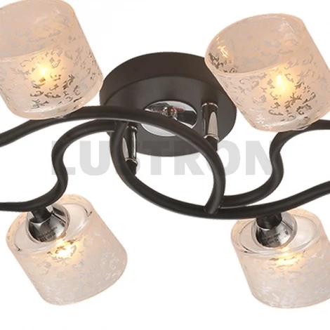 Потолочная люстра IDLamp Orlenda 207/6PF-Black
