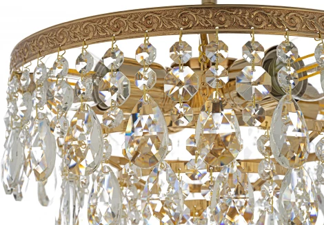 Потолочная люстра буше Arti Lampadari Castellana E 1.3.30.601 G (220V, хрусталь)