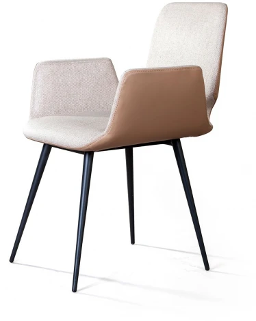 Стул с подлокотниками Adam, рогожка комби бежевый Top Concept ADAM 2000000000688