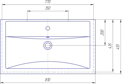 Мебельная раковина Aqwella Фостер 80