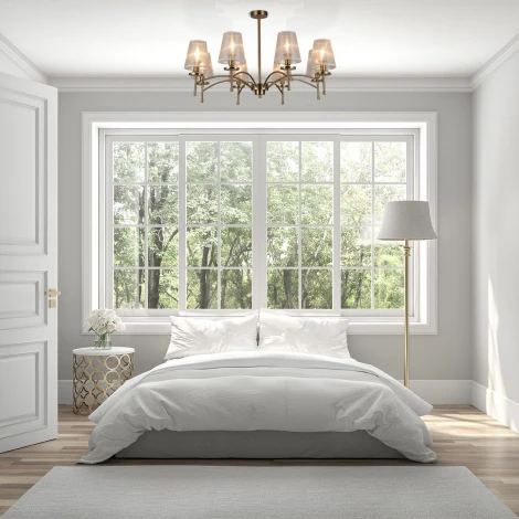 Потолочная люстра на штанге Escada Faith 694/8PL Gold (220V)