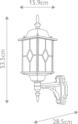 Настенный фонарь Elstead WX1 (220V, IP43)