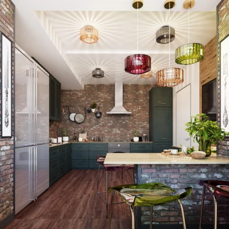 Потолочная люстра Odeon Light Binga 4746/1C (220V, круглые)