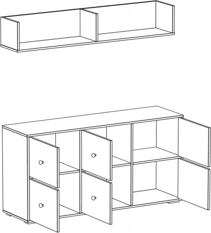 Композиция ОГОГО Play 15 (ЛДСП/Белый)