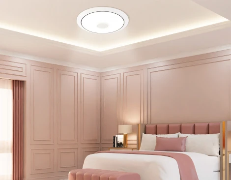 Потолочный светильник круглый светодиодный с пультом (Bluetooth-динамик, Ночной режим, С таймером) Ambrella Orbital FZ710