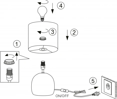Настольная лампа Rivoli Sheron 7067-502