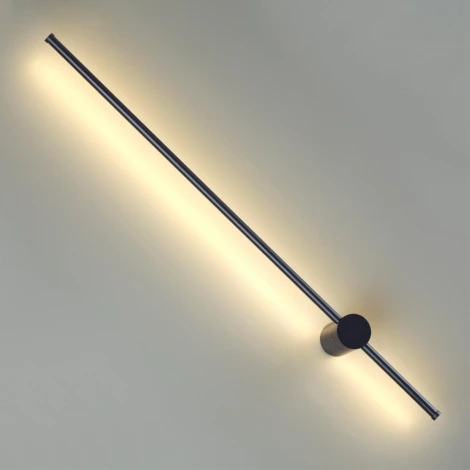 Настенный светильник Lumion Bram 5677/12WL LEDIO черный LED 12W 820Лм 3000К 220V (круглые)