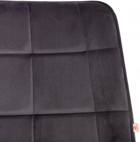 Обеденный стул Tetchair ABRUZZO (Металл,Ткань/Серый,Черный) 15556