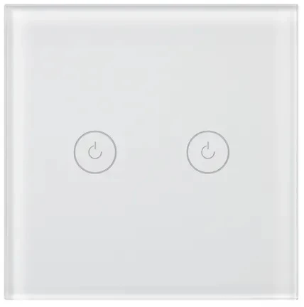 Выключатель сенсорный SWT-OMALI-S02-ZB-WH (250V, 10A, Zigbee) (Arlight, Стекло) 050041