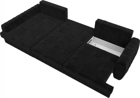 Диван угловой Лига-057 НПБ Лонг угол левый Лига Диванов (Велюр) арт.129302L