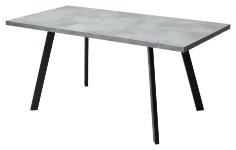 Стол BRICK M 120 Бетон Портленд/ Черный