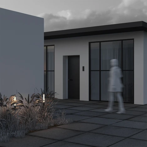 Грунтовый светильник светодиодный Maytoni Flare O487FL-L3GF3K1 (220V, круглые, IP65)