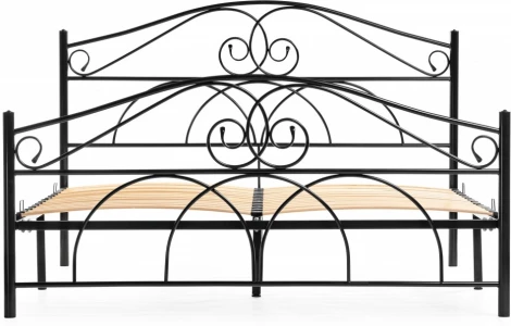 Кровать Woodville Морика 160х200 черная