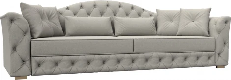 Диван прямой Артис (Бежевый/Рогожка) Лига Диванов арт.122568