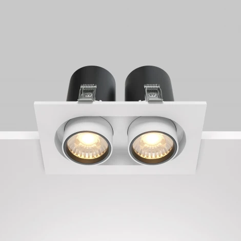 Встраиваемый светильник Hidden 3000K 2x10W 36° LED Maytoni Technical DL045-02-10W3K-W (220V)