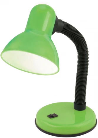 Интерьерная настольная лампа для школьника Uniel TLI-224 Light Green. E27 (220V, выключатель)