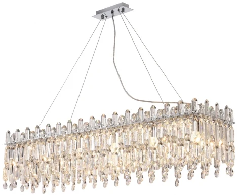 Подвесная большая люстра Legacy 2158/09/12PL (220V, хрусталь, на тросе)