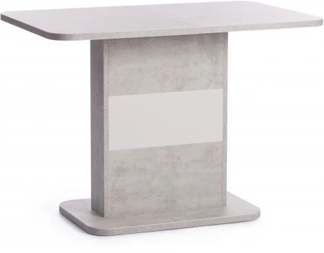 Стол обеденный SMART ЛДСП, 105-140х68,6х75 см, Белый бетон/Белый Tetchair 18993