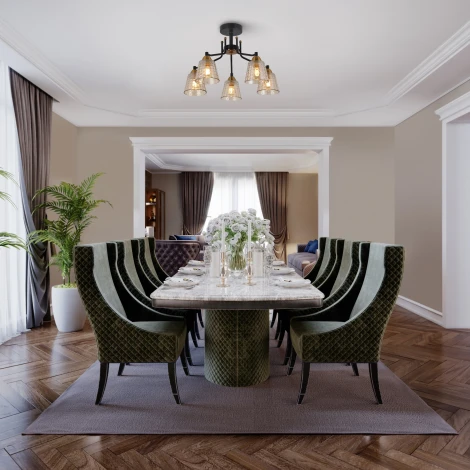 Потолочная люстра на штанге Freya Capella FR4017PL-05BBZ