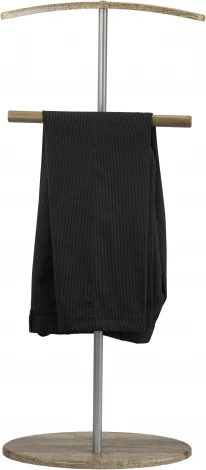 Вешалка костюмная Дэви 2 металлик/дуб крымский состаренный от фабрики Mebelik