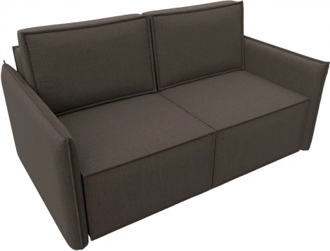 Диван прямой Либерти мини (Коричневый/Рогожка) Лига Диванов арт.121913