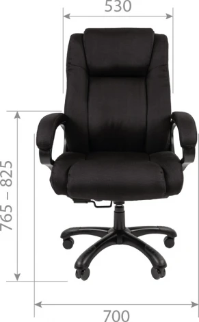 Компьютерное кресло CHAIRMAN 410 (Металл,Пластик,Экокожа/Черный)