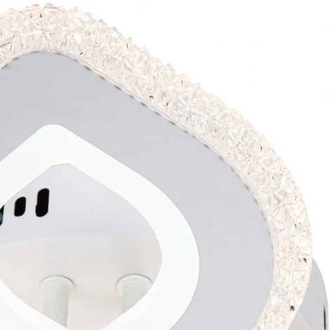 Потолочная люстра Diamond 10264/3 LED*61W White (ночной режим, 220V, пульт управления, цветы)