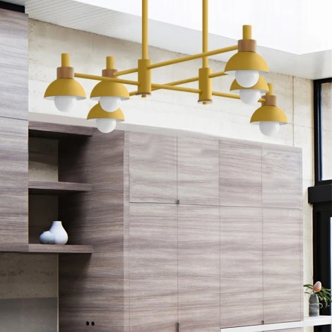 Потолочная люстра на штанге Fanta Long Yellow ImperiumLoft Fantalong01 (101570-26) (220V)