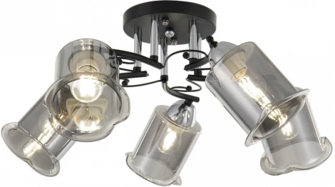 Потолочная люстра на штанге Arte Milano AMALFI 323219/5 CR+BK (220V)