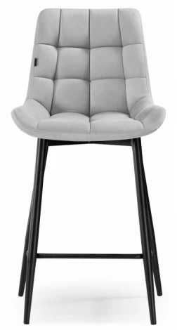 Полубарный стул Notta Алст К светло-серый / черный 502124