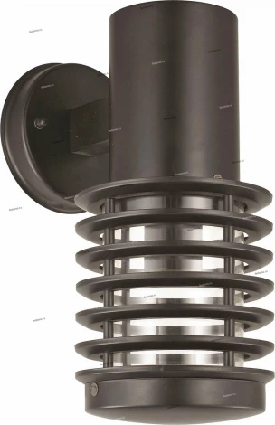 Бра уличное Horoz Palmiye, 1 плафон, черный с прозрачным